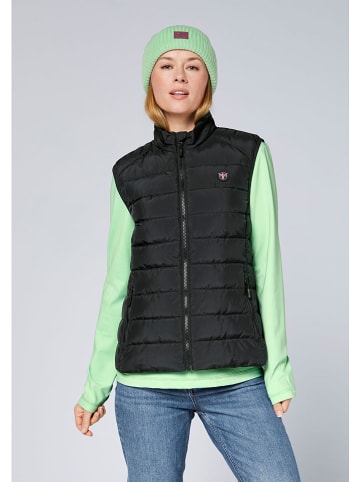 Chiemsee Kamizelka pikowana w kolorze czarnym