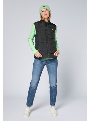 Chiemsee Steppweste in Schwarz