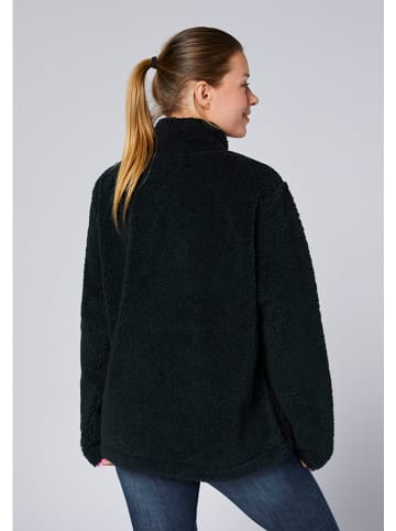 Chiemsee Fleecejacke in Schwarz/ Pink