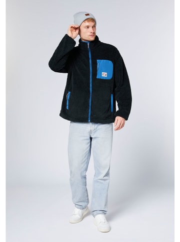 Chiemsee Fleecejacke in Dunkelblau/ Blau