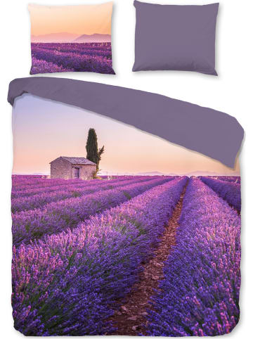 Pure Komplet pościeli "Lavender" w kolorze fioletowym z mikrofibry