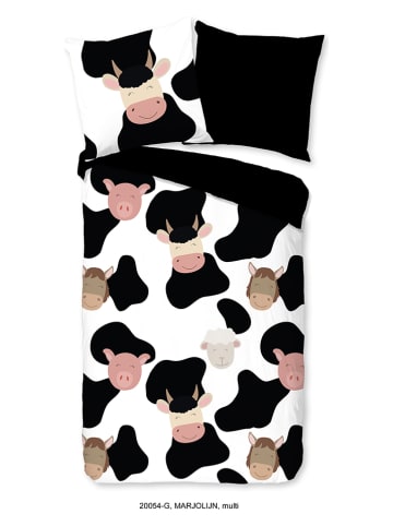 Good Morning Bettwäsche-Set "Marjolijn" in Schwarz/ Weiß