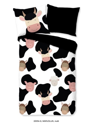Good Morning Beddengoedset "Marjolijn" zwart/wit