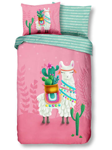 Good Morning Komplet pościeli "Lalama" w kolorze różowym