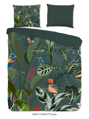 Good Morning Bettwäsche-Set "Charlotte" in Grün