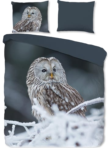 Good Morning Komplet pościeli "Bennie" w kolorze niebiesko-szarym