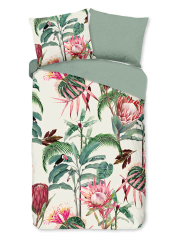 Good Morning Komplet pościeli "Coco" w kolorze beżowo-zielonym