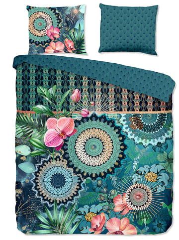 Hip Satijnen beddengoedset "Valdez" blauw