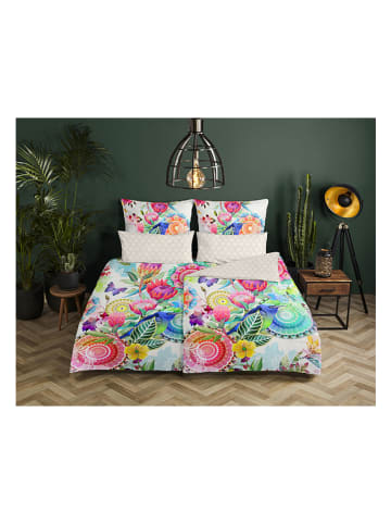 Hip Satijnen beddengoedset "Chess" meerkleurig