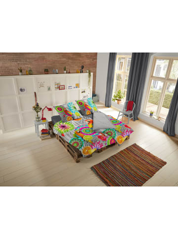 Hip Satin-Bettwäsche-Set "Kjenta" in Bunt