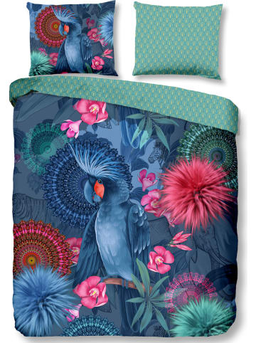 Hip Satijnen beddengoedset "Hip" blauw/meerkleurig