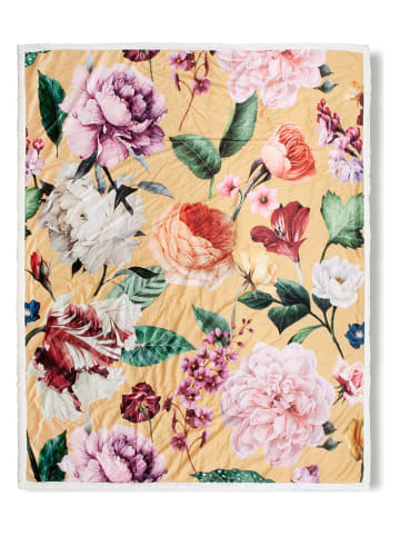 Descanso Plaid "Fiori" in Bunt