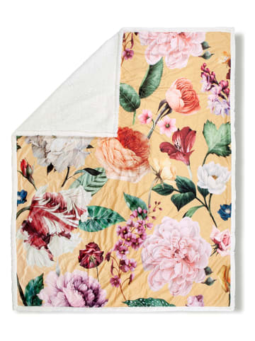 Descanso Plaid "Fiori" in Bunt