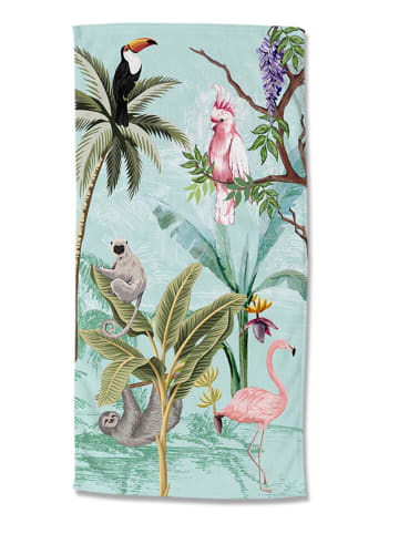 Good Morning Strandtuch "Ronin" in Hellblau/ Bunt