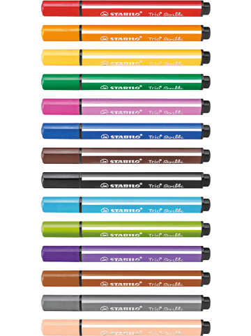 STABILO Viltstiften driehoekig "STABILO Trio Schribbi" - 14 stuks