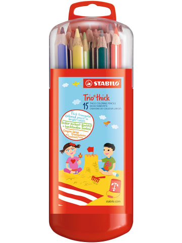STABILO Dreikant-Buntstifte "STABILO Trio dick" - 15 Stück