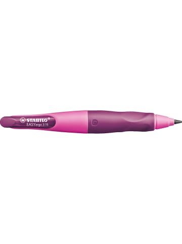 STABILO Druckbleistift "EASYergo" mit Spitzer - Linkshänder - in Rosa/ Lila