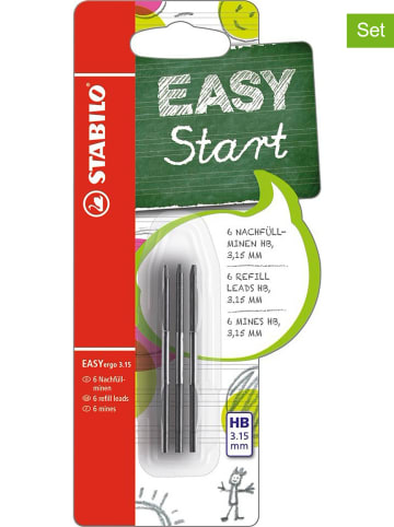STABILO 2er-Set: Nachfüllminen "EASYergo" - 2x 6 Stück