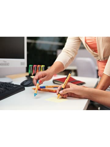 STABILO Długopisy (4 szt.) "STABILO pointball" w kolorze niebieskim - 2x 2 szt.