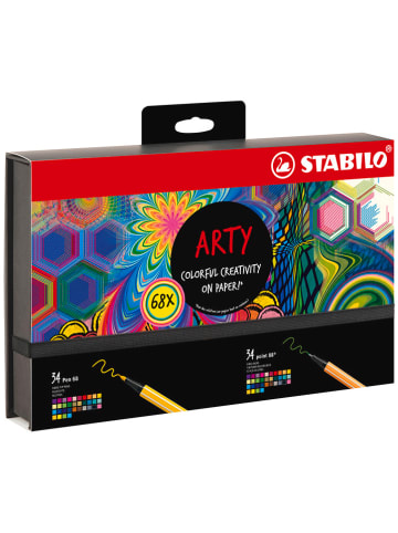 STABILO Stifte-Set "STABILO ARTY" - 68 Stück