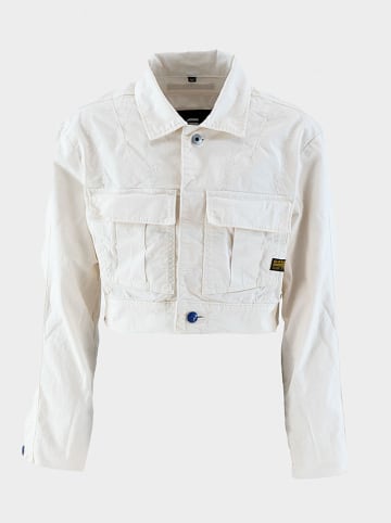 G-Star Kurtka dżinsowa w kolorze kremowym