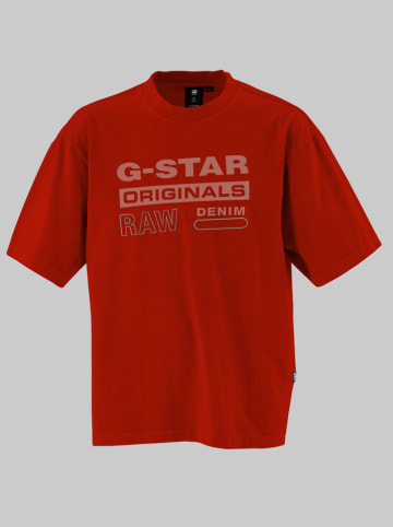 G-Star Koszulka w kolorze czerwonym
