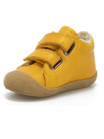 Naturino Leren sneakers mosterdgeel