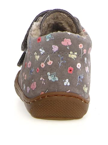 Naturino Skórzane buty "Cocoon" w kolorze szarym do nauki chodzenia