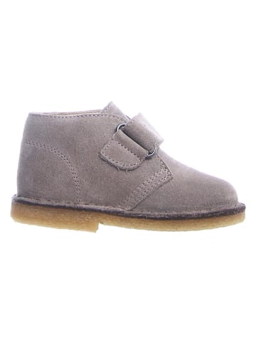 Naturino Skórzane pantofle w kolorze szarobrązowym