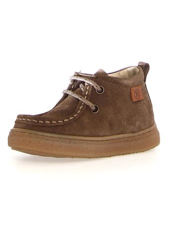 Naturino Skórzane trzewiki "Kasden" w kolorze ciemnobrązowym