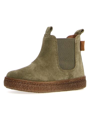 Naturino Leder-Chelsea-Boots "Figus" in Grün