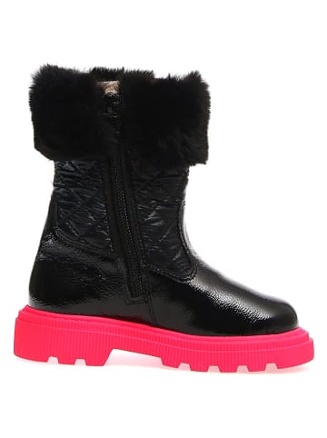 Naturino Kozaki zimowe "Sylty" w kolorze czarno-różowym