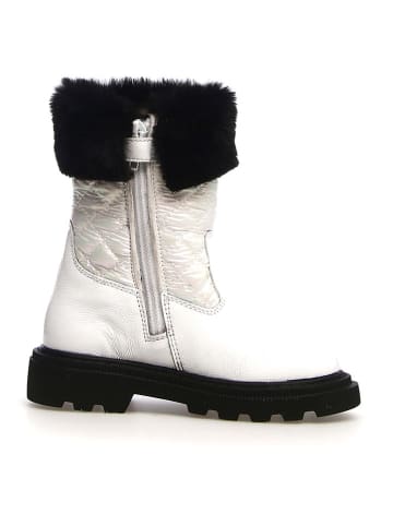 Naturino Winterstiefel "Sylty" in Weiß/ Schwarz