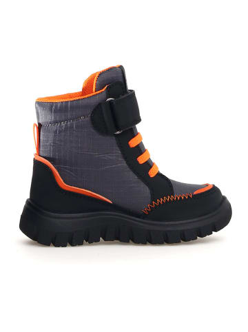 Naturino Winterboots "Drezz" in Schwarz/ Grau/ Orange