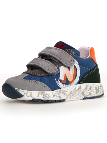 Naturino Leren sneakers "Jesko 2" blauw/grijs