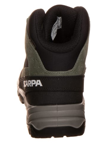 SCARPA Skórzane botki trekkingowe "Boreas" w kolorze zielonym