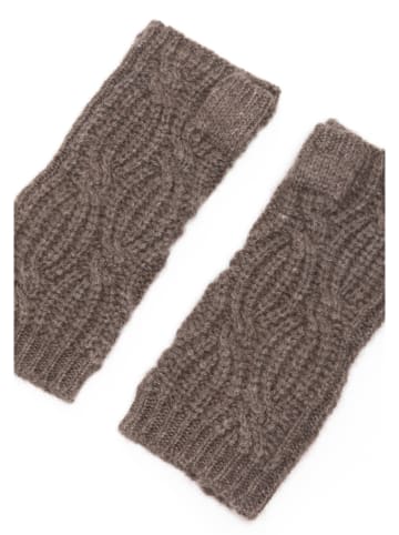 Perfect Cashmere Kaschmir-Armstulpen "Jelo" in Braun