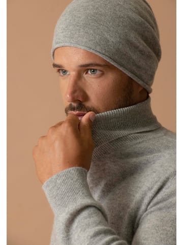 Perfect Cashmere Kaschmir-Mütze "June" in Hellgrau