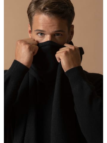 Perfect Cashmere Kaschmir-Schal "Kelly" in Schwarz - (L)200 x (B)30 cm