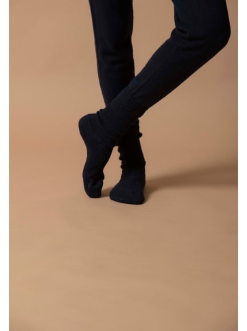 Perfect Cashmere Kasjmieren sokken "Molilou" donkerblauw