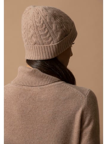 Perfect Cashmere Kaschmir-Mütze "Popi" in Beige
