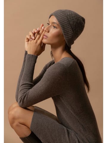 Perfect Cashmere Kaschmir-Mütze "Popi" in Taupe