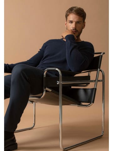 Perfect Cashmere Kaszmirowy sweter "Alexander" w kolorze granatowym