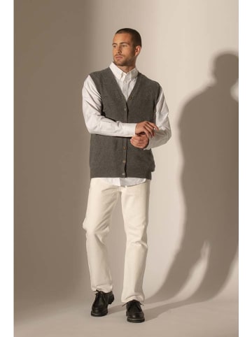 Perfect Cashmere Kaszmirowa kamizelka "Arthur" w kolorze szarym