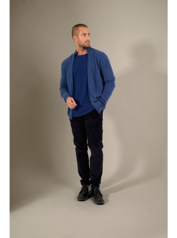 Perfect Cashmere Kasjmieren vest blauw