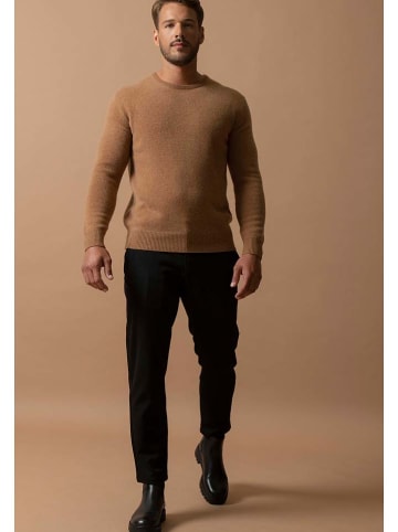 Perfect Cashmere Kaschmir-Pullover "Eden" in Hellbraun