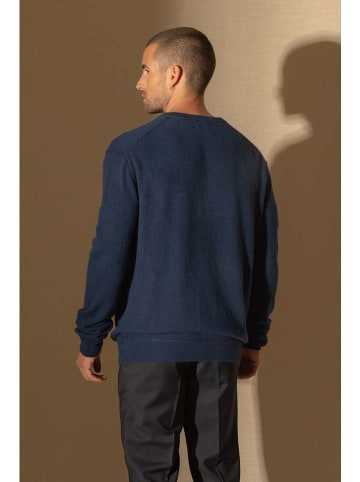 Perfect Cashmere Kaszmirowy sweter "Lorenzo" w kolorze granatowym