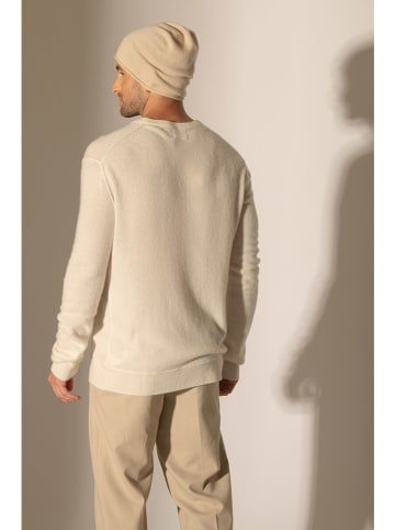 Perfect Cashmere Kaszmirowy sweter "Lorenzo" w kolorze kremowym