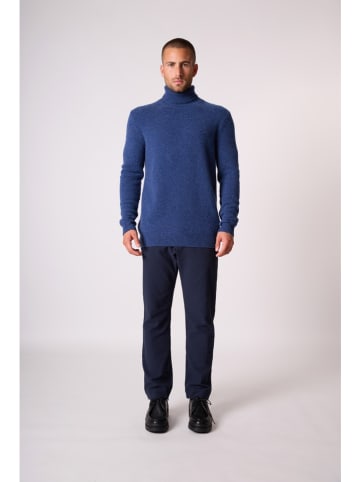 Perfect Cashmere Kaszmirowy golf "Marius" w kolorze niebieskim