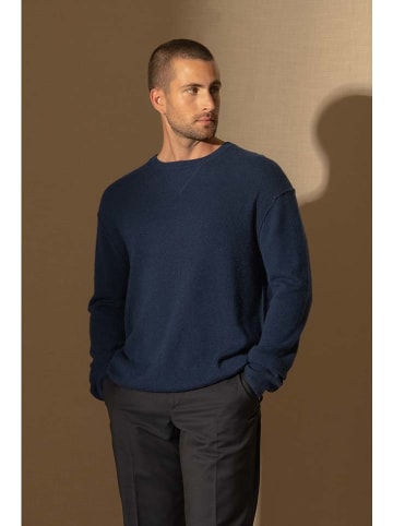 Perfect Cashmere Kaszmirowy sweter "Soan" w kolorze granatowym